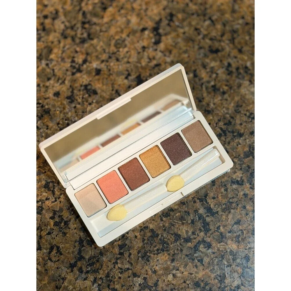 Clinique All About Shadow Palette 6, Full Size, Black Honey, Ivory, At Dusk NEW